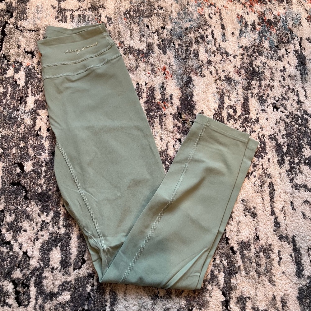 Gymshark X Whitney Simmons High-Rise Leggings (Moss)